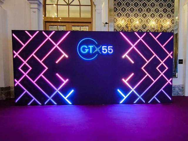 Custom LED backdrop installation by XESS Events